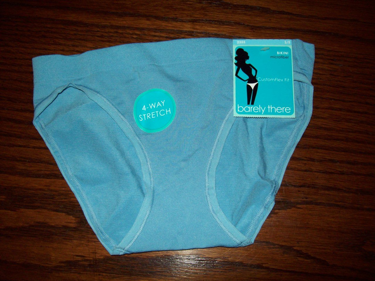 NWT BARELY THERE NYLON SPDX MICROFIBER BIKINI PANTIES FLEX FIT 2355 DNW